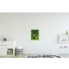 Mojito - Cocktail - Citroen - Groen textielposter latten blank klein -kinderkamer