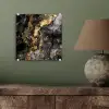 Marmer - Zwart - Goud - Abstract plexiglas 5mm klein -sfeer3