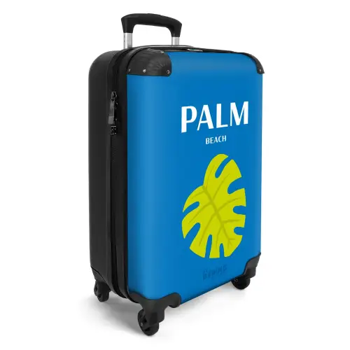 Summer destinations - Palm beach blauw NBS - Handbagage koffer - Kinderen Unisex middel -productfoto_3d
