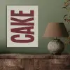 Red - Cake - Decoratie - Eten PET vilt klein -sfeer2