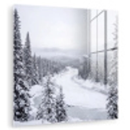 Rivier - Bevroren - Landschap - Winter plexiglas 5mm klein -zzzproduct_nieuw