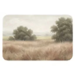 Landschap - Minimalistisch - Beige Badmat klein -3d