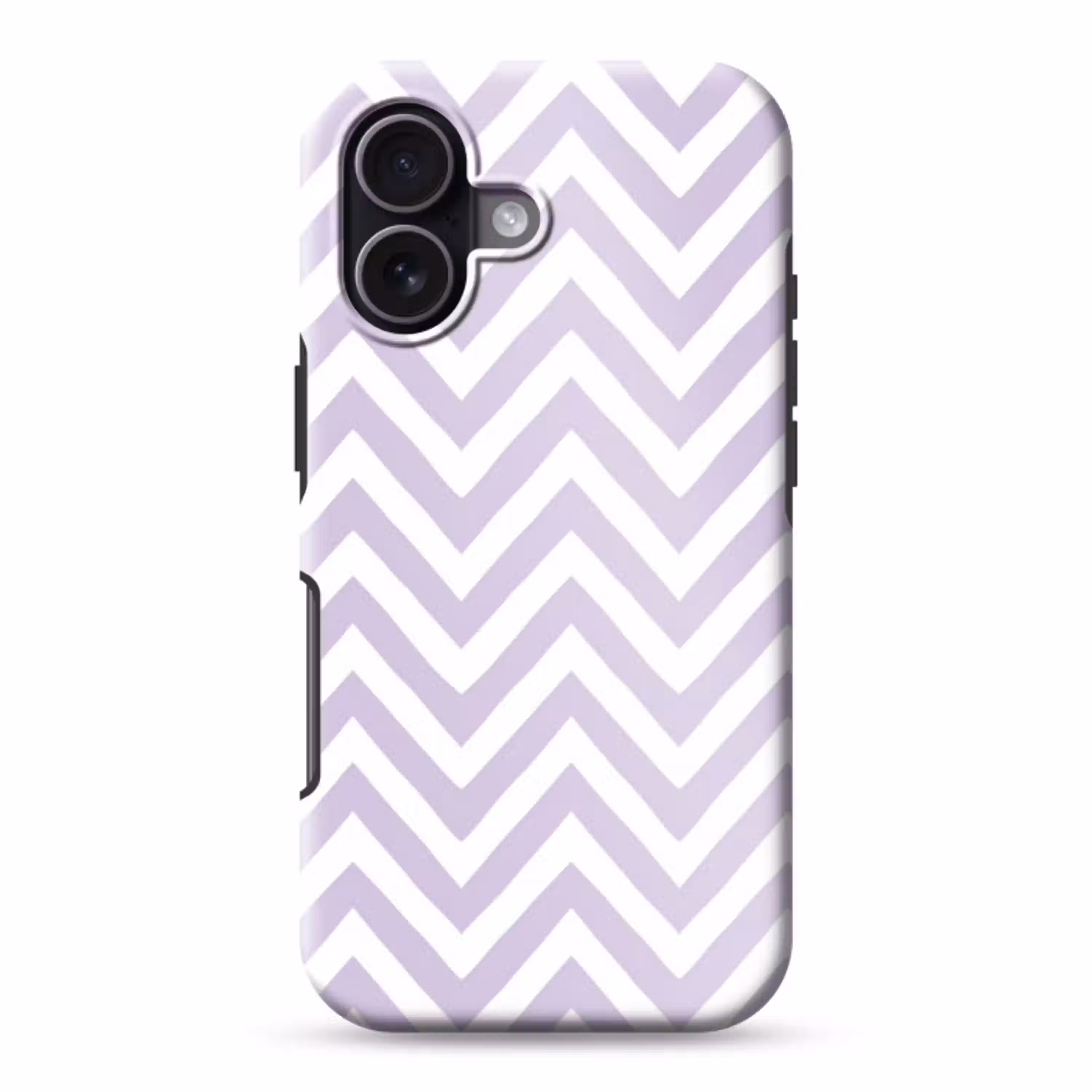 Lila - Geometrisch - Chevron - Zigzag - Patroon Toughcase MagSafe Apple iPhone 17 klein 1017 -3d