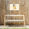 Citroenen - Felgeel - Tak - Bladeren Tuinposter op houten frame 2 cm dik klein -sfeer4