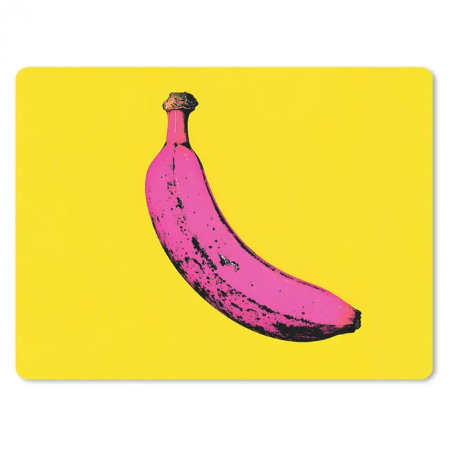 Muismat - Banaan - Grafisch - Geel