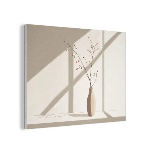 Vaas - Takken - Bessen - Minimalistisch PET vilt klein -3d