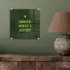 Donkergroen - Quote - Zon - Zomer plexiglas 5mm klein -sfeer3