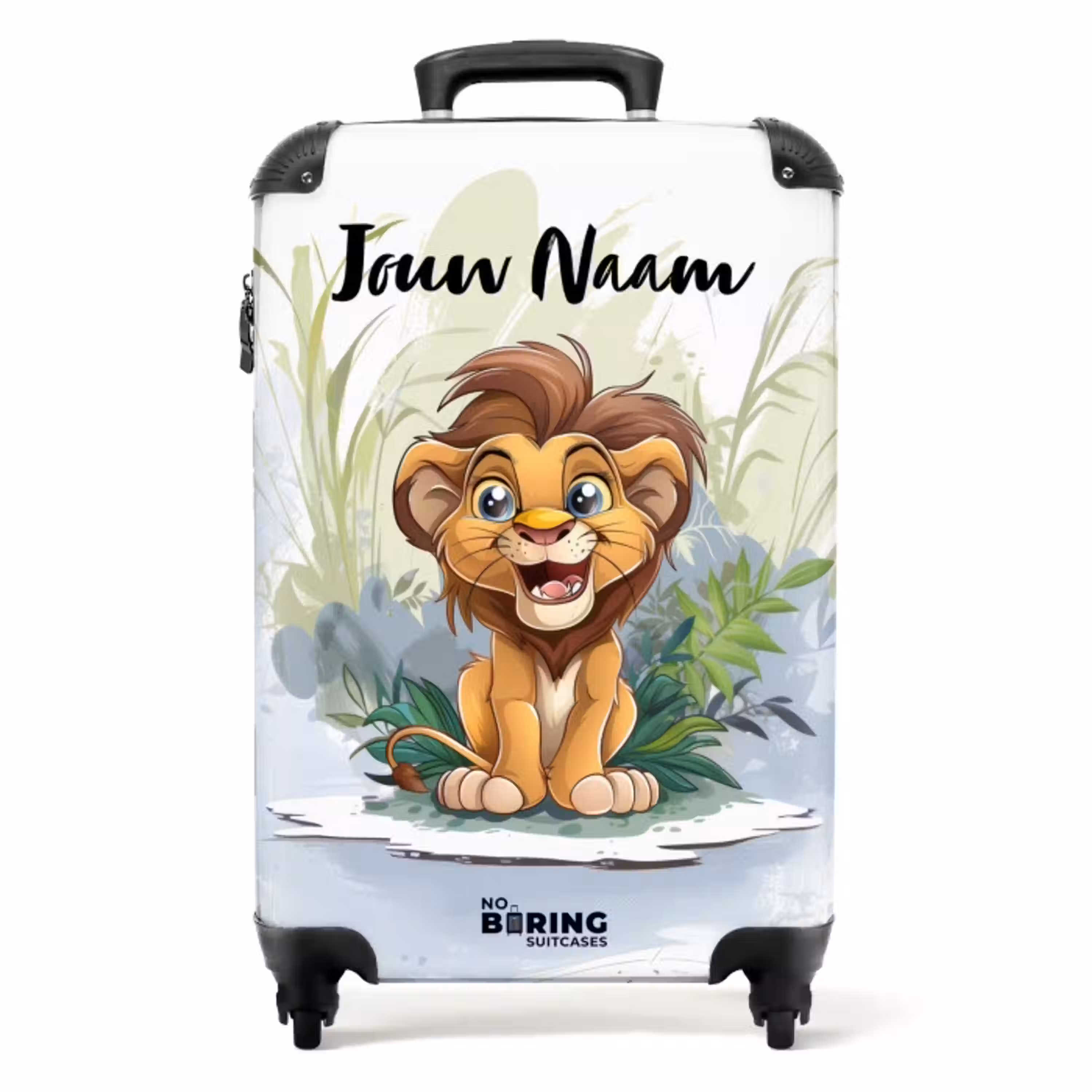 Lenny leeuwtje NBS - Handbagage koffer - Kinderen Unisex middel -productfoto_recht