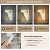 Abstract - Landschap - Zon - Kunst Light Box met kabel (Tafellamp) klein -USP_lichtkleurNL