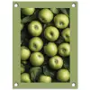 Appels - Groen - bladeren tuinposter los doek klein -3d