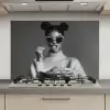 Vrouw - Pasta - Zonnebril keuken achterwand spatscherm klein -3d_website