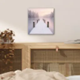 Steiger - Meer - Mist - Winter - Serene aluminium wit klein -sfeer3