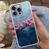 Bloesem - Bloem - Roze - Tak Hoesje iPhone 16 Pro Max met koord klein -sfeer3