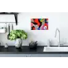 Abstract - Vormen - Kleuren - Stippen Muursticker klein -keuken