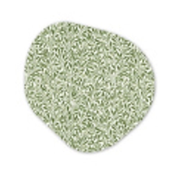 Botanisch - Takken - Groen Wandcirkel Organisch Aluminium middel 851 -3d