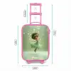 Dansende fee in groen licht Kinderkoffer - Roze klein -productfoto_formaten