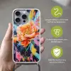 Bloemexplosie - Felle spatten - Dynamisch Hoesje iPhone 16 Pro Max met koord klein -sfeer2_NL