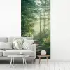 Bos - Pad - Zon - Bomen - Groen - Natuur fotobehang vinyl groot -woonkamer