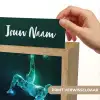 Voetbal - Voetballer - Jongen - Zwart Light Box met kabel (Kinderlampje) klein -USP_websiteprintNL