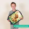 Paard - Bloemen - Vlinders Kinderkoffer - Zwart klein -sfeer4_NL