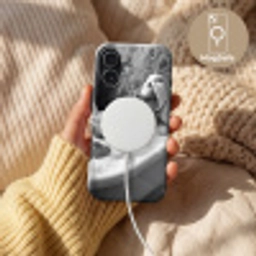 Relaxt - Bad - Zwart - Wit Toughcase MagSafe Apple iPhone 17 klein -USP_MagsafeV