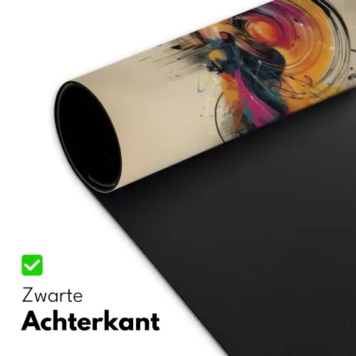 Explosie - Kleurrijk - Vormen - Abstract Muismat XXL klein -sfeer2