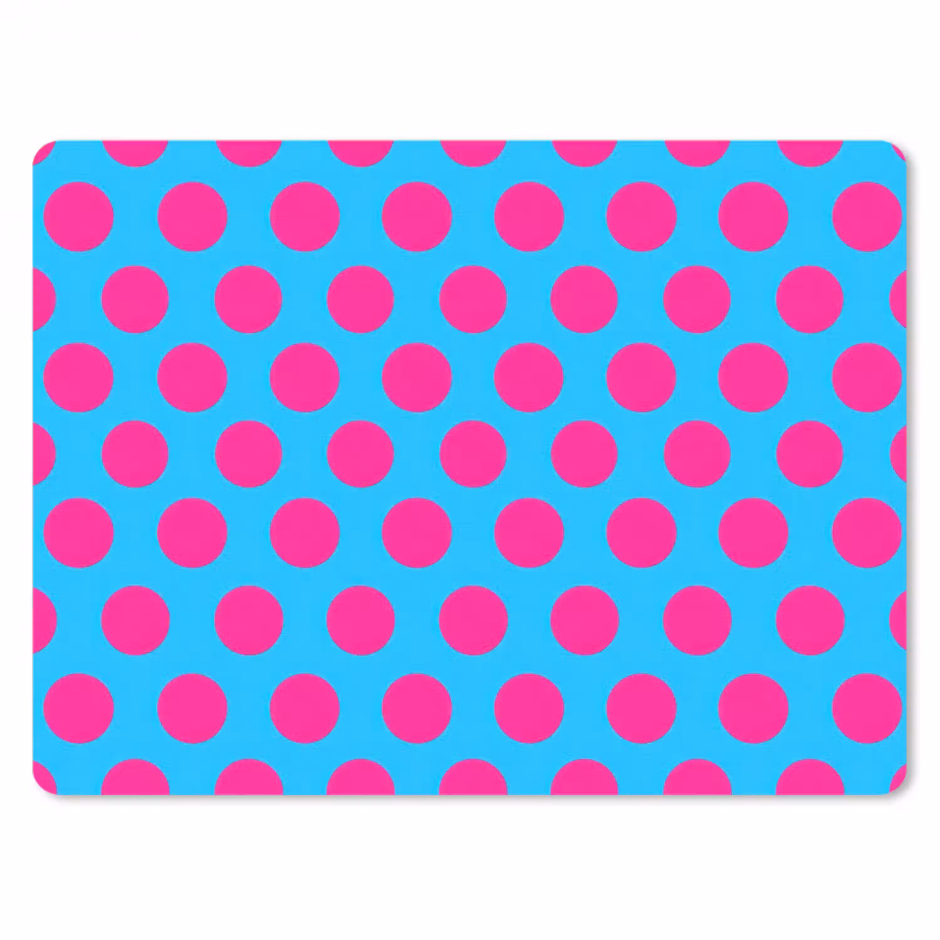 Stippen - Klassiek - Roze muismat rubber klein 262 -3d