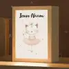 Kat - Tutu - Kroontje - Stippen Light Box met kabel (Kinderlampje) klein -zzz_3d_website