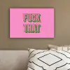Tekst - Bold - Roze canvas 2cm klein -sfeer3