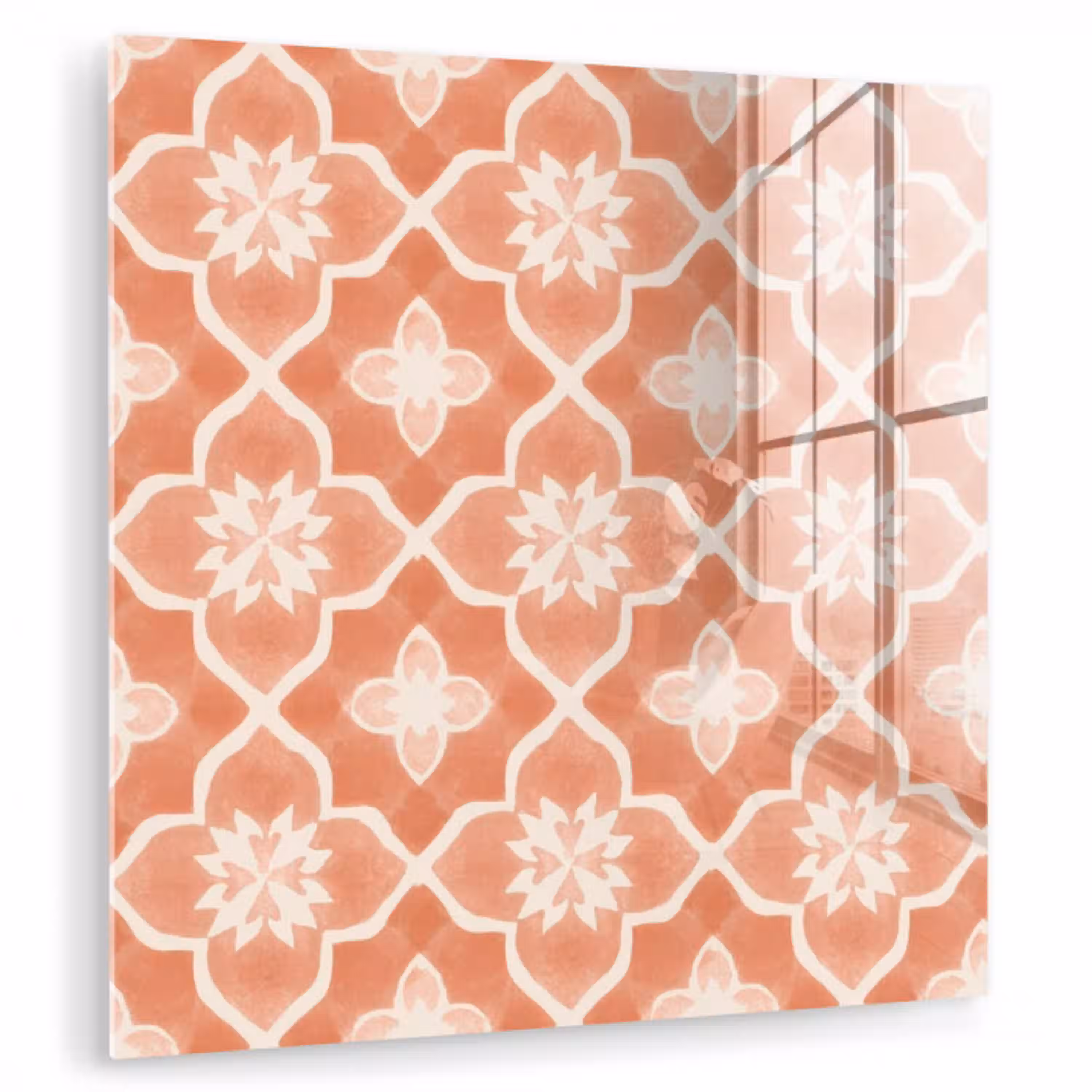 Tegelpatroon - Arabesk - Vintage - Terracotta plexiglas 5mm klein 11 -zzzproduct_nieuw