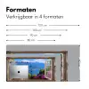 Doorkijk - Berg - Landschap - Uitzicht - Meer Muismat XXL klein -sfeer5