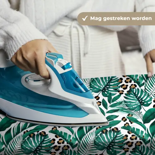 Panterprint - Bladeren - Jungle Wandkleed katoen klein -sfeer9