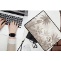 Jungle - Dieren - Palmbomen laptophoes neopreen klein -bureau