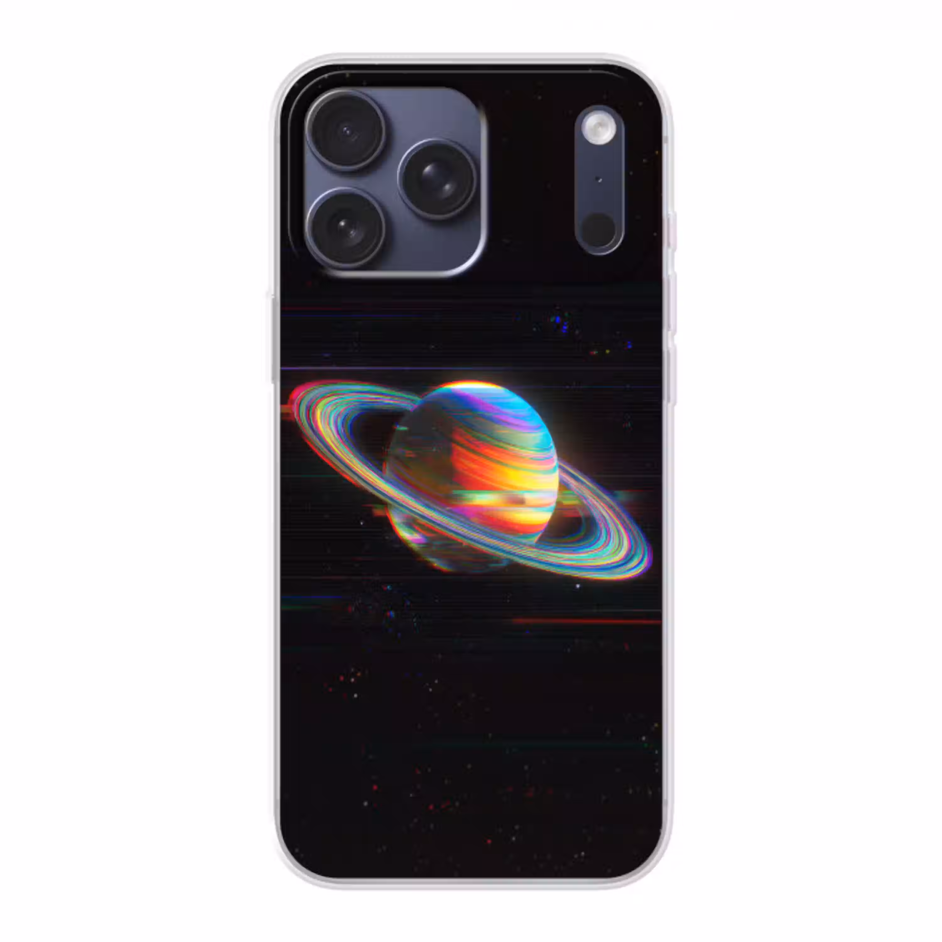 Planeet - Cirkel - Kleurrijk Telefoonhoesje iPhone 17 Pro Max klein -3d