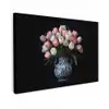 Bloemen - Roze - Tulpen - Vaas canvas 2cm klein -z3d