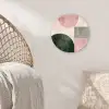 Vormen - Abstract - Cirkel - Zwart Wandcirkel plexiglas klein -sfeer5