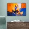 Vos - Oranje - Vormen - Abstract canvas 2cm klein -sfeer4
