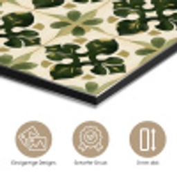 Patroon - Tegel - Groen aluminium wit klein 46 -closeup_DE