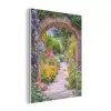 Doorkijk - Bloemen - Pad - Natuur PET vilt klein -3d