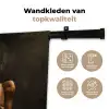 Hert - Zonnebril - Zwart - Pak Wandkleed katoen klein -sfeer2