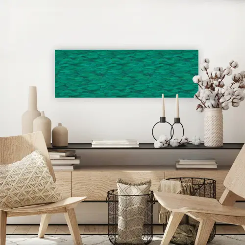 Vloeiend - Olie - Texturen - Groen canvas 2cm klein 828 -sfeer6