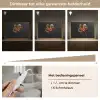 Orchidee - Doorzichtig - Bloem Light Box met kabel (Tafellamp) klein -USP_dimbaarNL