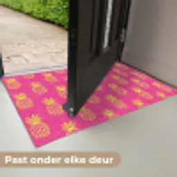 Ananas - Trendy - Roze Deurmat klein 898 -USP_NL
