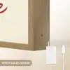 Don't lose your fire - Rood - Wit - Minimalistisch Light Box met batterij (Wandlamp) middel -USP_websiteoplaadbaarDE