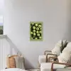 Appels - Groen - bladeren Tuinposter op houten frame 2 cm dik klein -sfeer1