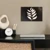 Blad - Wit - Minimalistisch poster papier klein -sfeer1