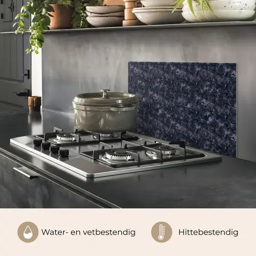 Grijs - Zwart - Patroon keuken achterwand spatscherm klein 900 -usp_NL
