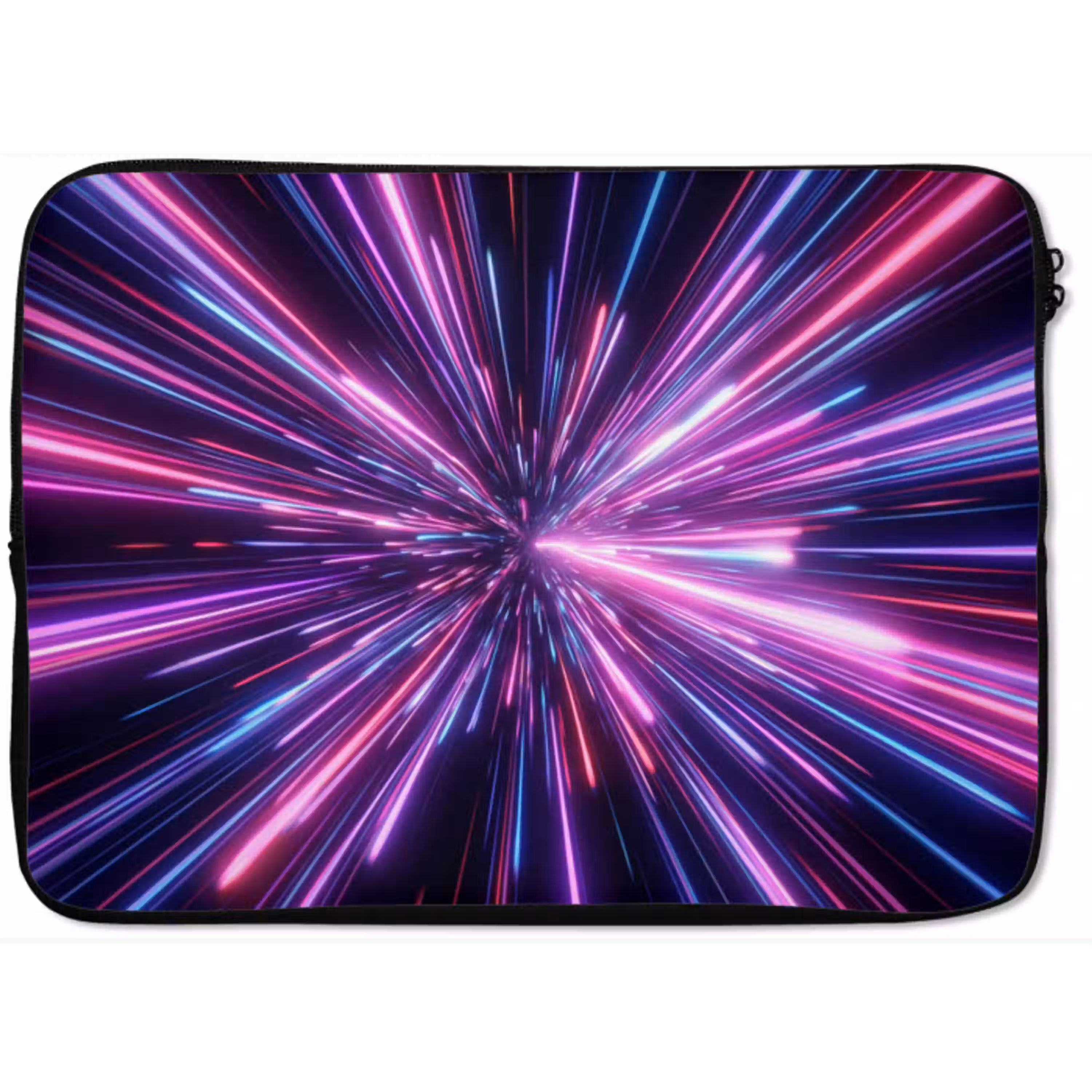 Lichtsnelheid - Ruimte - Roze - Paars laptophoes neopreen klein -zkaufland3dotto