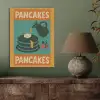 Pannenkoeken - Siroop - Illustratie - Oranje PET vilt klein -sfeer2
