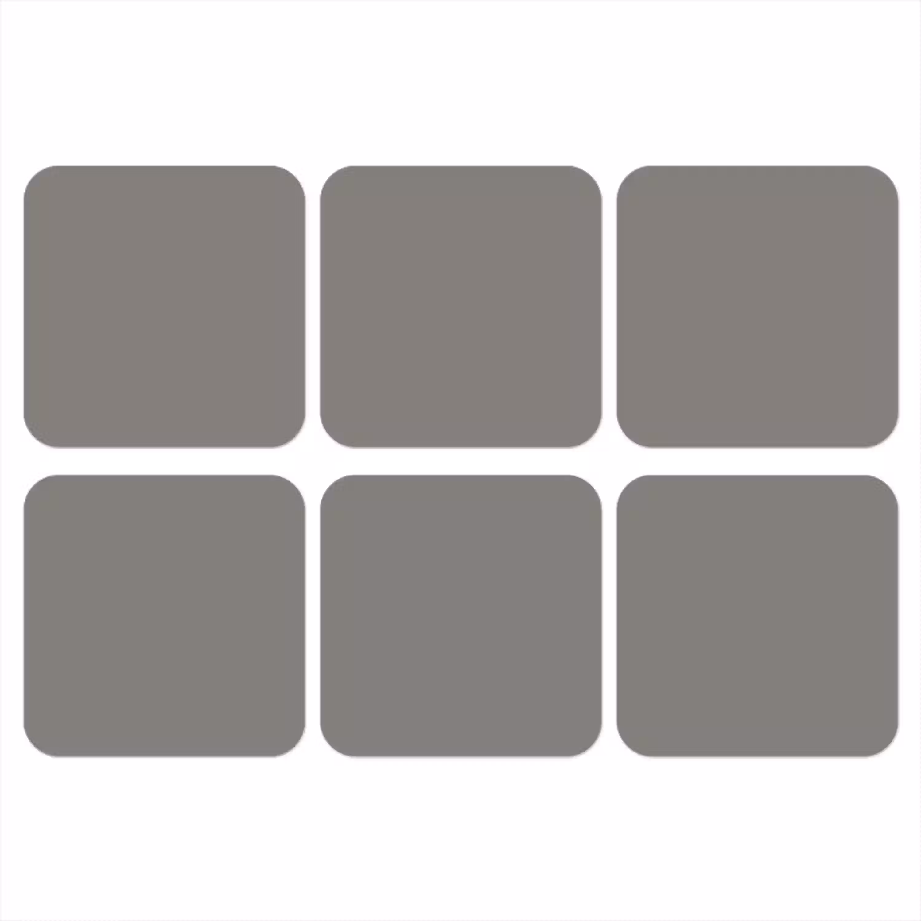 Mineral - Grey - Grijs onderzetter kurk middel 366 -3d